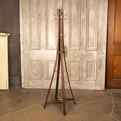 #54329 - Antique&nbsp;Arts&nbsp;&&nbsp;Crafts&nbsp;Oak&nbsp;Coat&nbsp;Hall&nbsp;Tree&nbsp;image