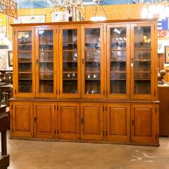 #54438 - Large&nbsp;Antique&nbsp;Oak&nbsp;Storage&nbsp;&&nbsp;Display&nbsp;Cabinet image