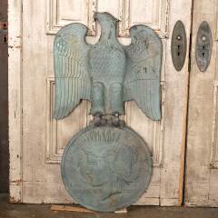 #54592 - 21x39&nbsp;Bronze&nbsp;Eagle&nbsp;&&nbsp;Dollar&nbsp;Bank&nbsp;Ornament&nbsp;image