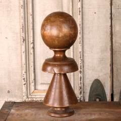 #54617 - 4x11&nbsp;Antique&nbsp;Turned&nbsp;Wood&nbsp;Finial&nbsp;image