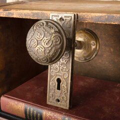 #54664 - Antique&nbsp;Taylor&nbsp;&&nbsp;Boggis&nbsp;Door&nbsp;Hardware&nbsp;Set&nbsp;image