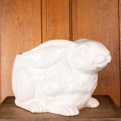 #54667 - Ceramic&nbsp;White&nbsp;Bunny&nbsp;Rabbit&nbsp;Planter&nbsp;image