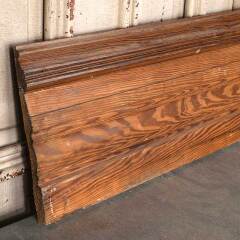 #54747 - Salvaged&nbsp;Antique&nbsp;Pine&nbsp;Baseboard&nbsp;Trim&nbsp;w/&nbsp;Cap&nbsp;image