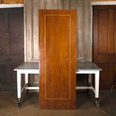 #54877 - 30x81&nbsp;Antique&nbsp;Interior&nbsp;Slab&nbsp;Door&nbsp;w/&nbsp;Inlay&nbsp;image