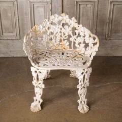 #54994 - Antique&nbsp;Cast&nbsp;Iron&nbsp;Grapevine&nbsp;Garden&nbsp;Chair&nbsp;image