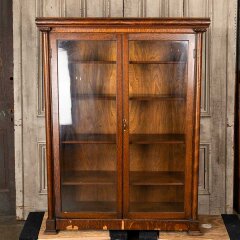 #55165 - 45x59&nbsp;Antique&nbsp;Oak&nbsp;China&nbsp;Cabinet&nbsp;image