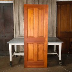 #55171 - 30x80&nbsp;Salvaged&nbsp;4&nbsp;Panel&nbsp;Wood&nbsp;Interior&nbsp;Door&nbsp;image