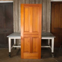 #55177 - 30x80&nbsp;Salvaged&nbsp;4&nbsp;Panel&nbsp;Wood&nbsp;Interior&nbsp;Door&nbsp;image