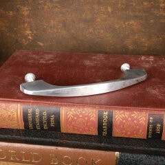 #55190 - Vintage&nbsp;Nickel&nbsp;Furniture&nbsp;Drawer&nbsp;Pull&nbsp;Handle&nbsp;image