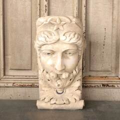 #55316 - Cast&nbsp;Plaster&nbsp;Star&nbsp;Lady&nbsp;Head&nbsp;Corbel&nbsp;Bracket&nbsp;image