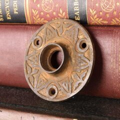 #55329 - Antique&nbsp;Ornate&nbsp;Cast&nbsp;Iron&nbsp;Doorknob&nbsp;Rosette&nbsp;image