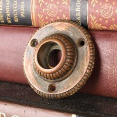 #55332 - Antique&nbsp;Cast&nbsp;Bronze&nbsp;Doorknob&nbsp;Rosette&nbsp;image