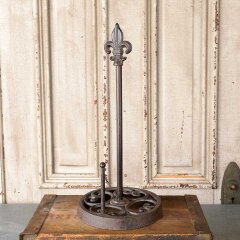 #55413 - Cast&nbsp;Iron&nbsp;Fleur-De-Lis&nbsp;Paper&nbsp;Towel&nbsp;Holder&nbsp;image