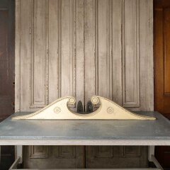 #55442 - 64x10&nbsp;Vintage&nbsp;Wood&nbsp;Furniture&nbsp;Pediment&nbsp;image