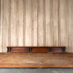 #55477 - 54x5&nbsp;Salvaged&nbsp;Antique&nbsp;Wood&nbsp;Wall&nbsp;Plate&nbsp;Shelf&nbsp;image