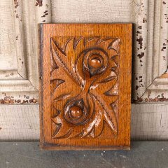 #55500 - Antique&nbsp;Wood&nbsp;Rosette&nbsp;Interior&nbsp;Trim&nbsp;Block&nbsp;image