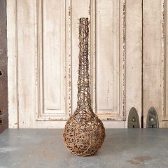 #55506 - Vine&nbsp;and&nbsp;Metal&nbsp;Wire&nbsp;Decorative&nbsp;Vase&nbsp;image