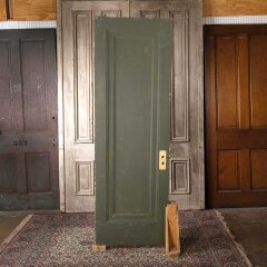#55536 - 28x84&nbsp;Antique&nbsp;1&nbsp;Panel&nbsp;Wood&nbsp;Interior&nbsp;Door&nbsp;image