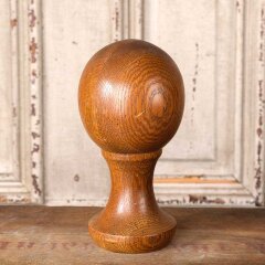 #55540 - Salvaged&nbsp;Turned&nbsp;Oak&nbsp;Wood&nbsp;Finial&nbsp;image
