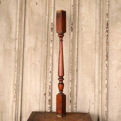 #55622 - Antique&nbsp;Turned&nbsp;Pine&nbsp;Wood&nbsp;Staircase&nbsp;Baluster&nbsp;image