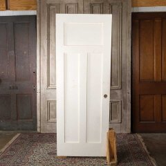 #55632 - 30x80&nbsp;Salvaged&nbsp;3&nbsp;Panel&nbsp;Wood&nbsp;Interior&nbsp;Door&nbsp;image