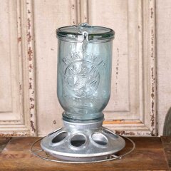 #55712 - Mason&nbsp;Jar&nbsp;Bird&nbsp;/&nbsp;Chicken&nbsp;Feeder&nbsp;image