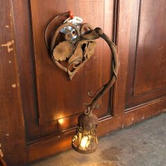#55786 - Rusty&nbsp;Wrought&nbsp;Iron&nbsp;Wall&nbsp;Sconce&nbsp;Light&nbsp;Fixture&nbsp;image