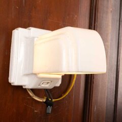 #55787 - Antique&nbsp;Porcelain&nbsp;Wall&nbsp;Sconce&nbsp;Light&nbsp;Fixture&nbsp;image
