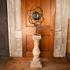 #55829 - Atlas&nbsp;on&nbsp;Stone&nbsp;Pedestal&nbsp;Garden&nbsp;Ornament image