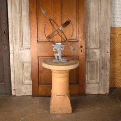 #55847 - Armillary&nbsp;&&nbsp;Chimney&nbsp;Pot&nbsp;Garden&nbsp;Ornament image