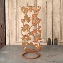#55866 - 12x28&nbsp;Rusty&nbsp;Wrought&nbsp;Iron&nbsp;Wall&nbsp;Planter&nbsp;Holder&nbsp;image