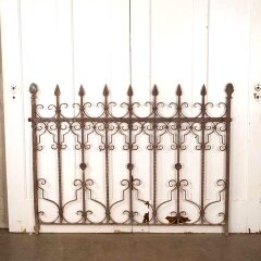 #55884 - 48x37&nbsp;Antique&nbsp;Wrought&nbsp;Iron&nbsp;Garden&nbsp;Fence&nbsp;image