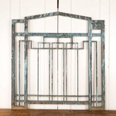 #55889 - 32x34&nbsp;Salvaged&nbsp;Antique&nbsp;Brass&nbsp;Interior&nbsp;Gate&nbsp;image
