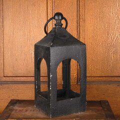#55905 - Vintage&nbsp;Cast&nbsp;Metal&nbsp;Lantern&nbsp;Candle&nbsp;Holder&nbsp;image