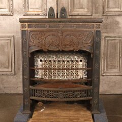 #55988 - 26x31&nbsp;Salvaged&nbsp;Antique&nbsp;Gas&nbsp;Fireplace&nbsp;Insert&nbsp;image