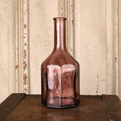#56009 - 2x6&nbsp;Vintage&nbsp;Octagonal&nbsp;Purple&nbsp;Glass&nbsp;Vase&nbsp;image