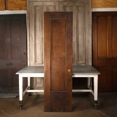 #56039 - 24x84&nbsp;Antique&nbsp;1&nbsp;Panel&nbsp;Wood&nbsp;Interior&nbsp;Door&nbsp;image