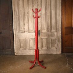 #56045 - Vintage&nbsp;Painted&nbsp;Metal&nbsp;Hall&nbsp;Tree&nbsp;Coat&nbsp;Rack&nbsp;image