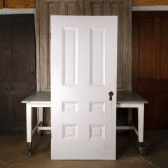 #56118 - 37x80&nbsp;Antique&nbsp;Painted&nbsp;Wood&nbsp;Entry&nbsp;Door&nbsp;image