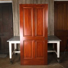 #56278 - 36x80&nbsp;Salvaged&nbsp;4&nbsp;Panel&nbsp;Wood&nbsp;Interior&nbsp;Door&nbsp;image