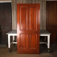 #56279 - 36x80&nbsp;Salvaged&nbsp;4&nbsp;Panel&nbsp;Wood&nbsp;Interior&nbsp;Door&nbsp;image