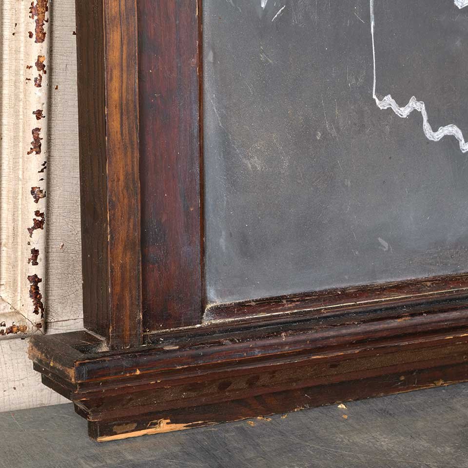 42x31 Salvaged Antique Framed Chalkboard image 3
