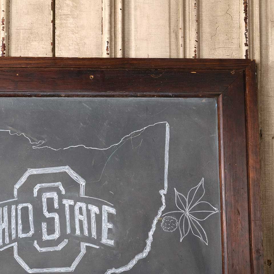 42x31 Salvaged Antique Framed Chalkboard image 5