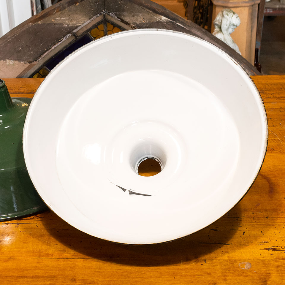 Porcelain Enameled Industrial Light Shade