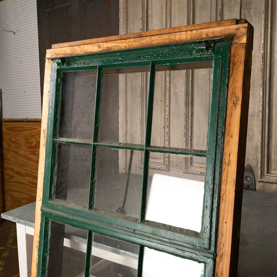 Salvaged Metal Double Hung Window image 6