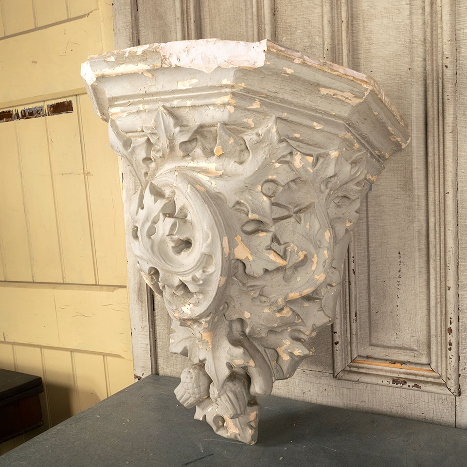 Salvaged Cast Plaster Architectural Ornament