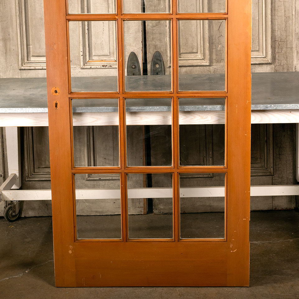 36x79 Salvaged 15 Lite French Entry Door