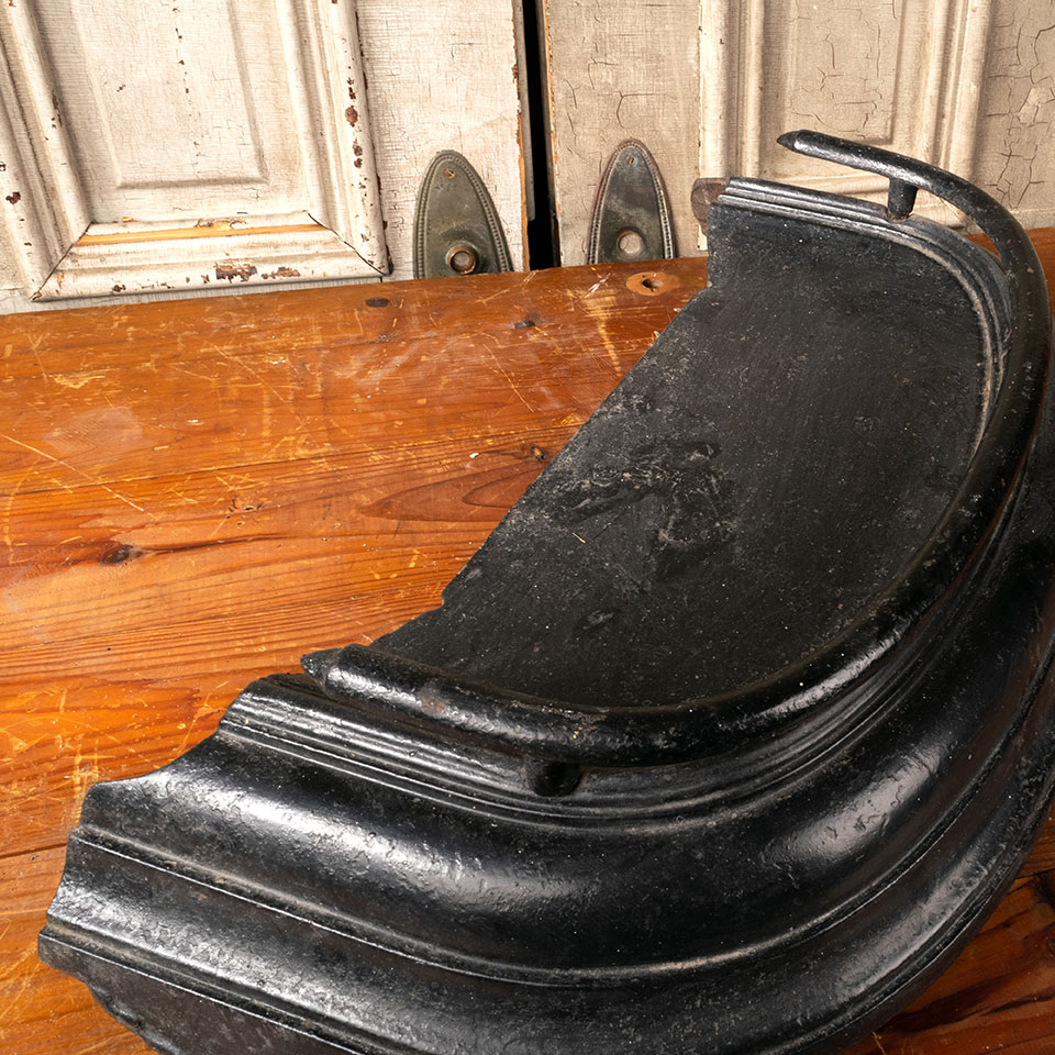 Antique Cast Iron Fireplace Fender