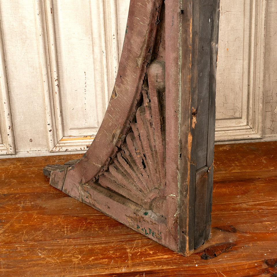 Salvaged Antique Wood Porch Corbel Bracket