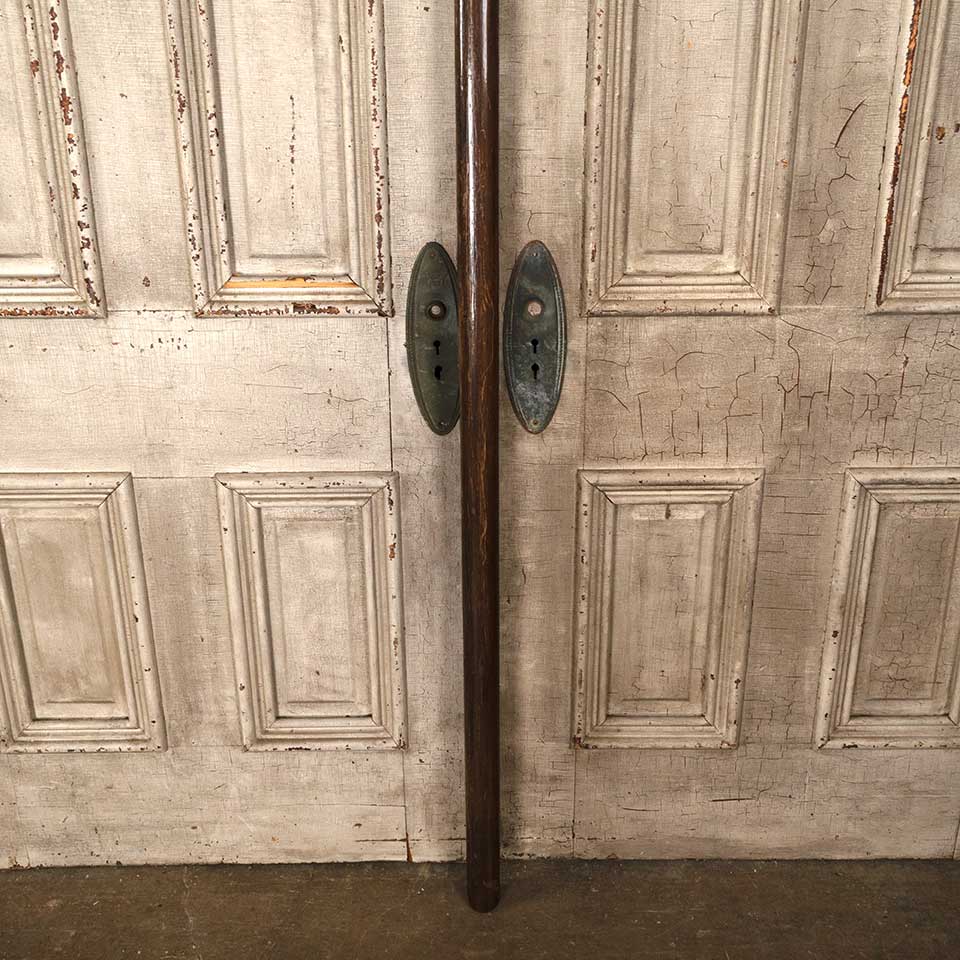156" Antique Wood Staircase Handrail image 5